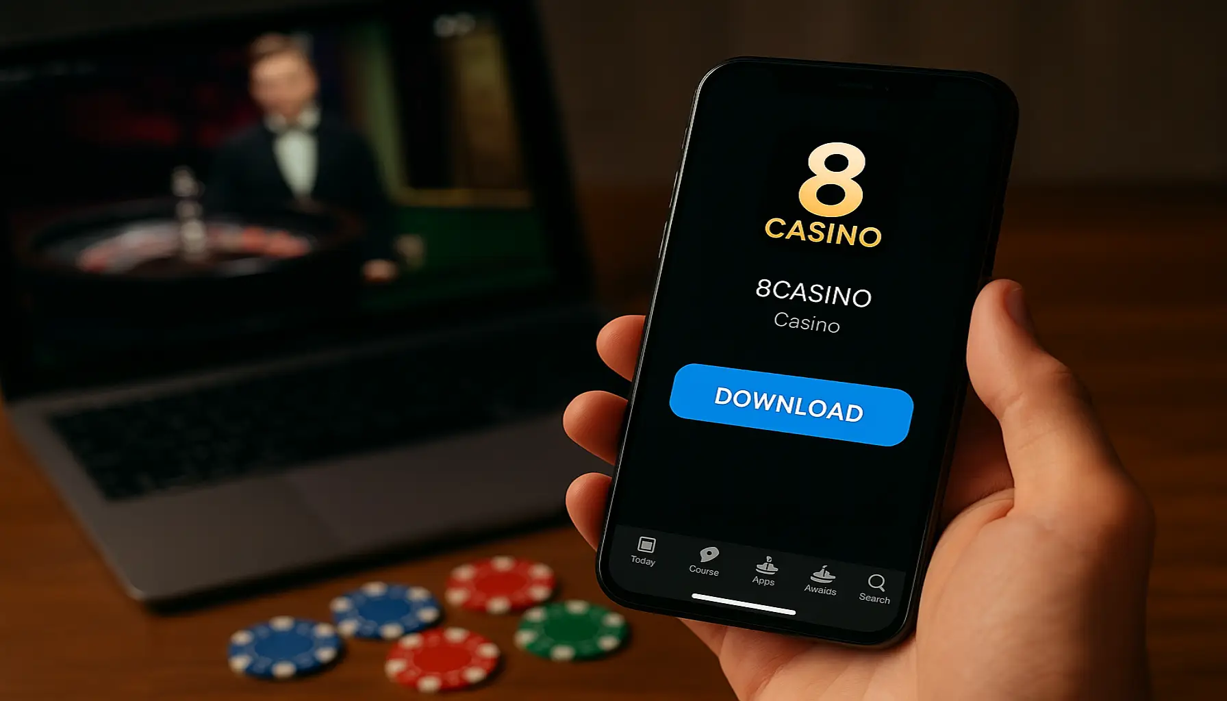 Baixar o 8CASINO Cassino App